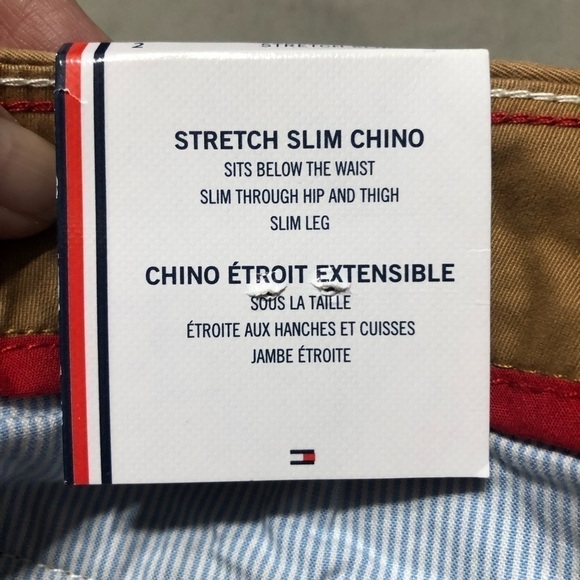 TOMMY HILFIGER NWT Stretch Slim Chino - Picture 8 of 10